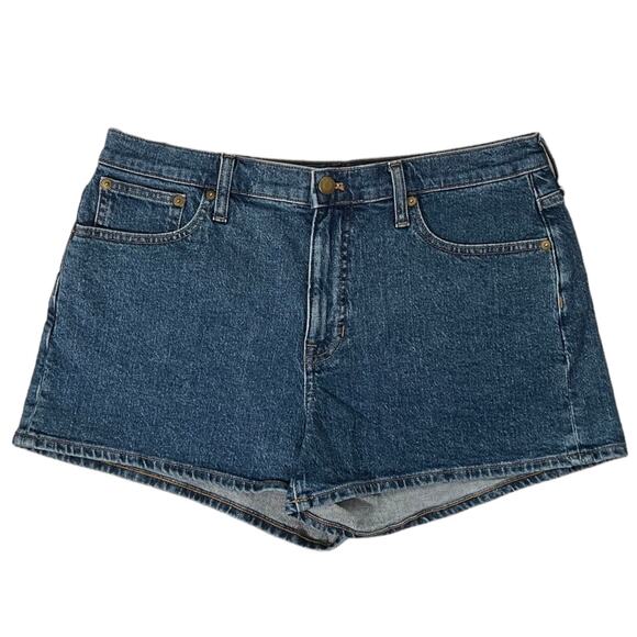 J. CREW High-Rise A-line Denim Shorts In Ancient Laurel Wash Size 29 - Picture 1 of 9